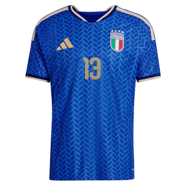 Riccardo Calafiori Italy National Team adidas 2026 Home Authentic Jersey - Blue