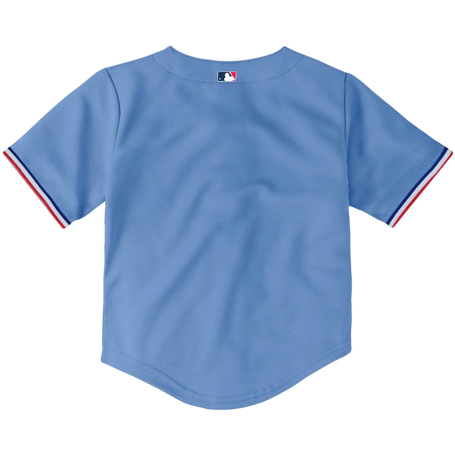 Texas Rangers Nike Toddler Alternate Replica Team Jersey - Light Blue
