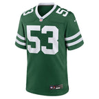 Zaire Barnes New York Jets Nike Team Game Jersey - Legacy Green