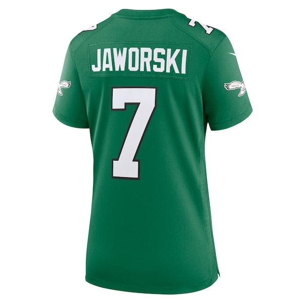 Ron Jaworski Philadelphia Eagles Nike Women's Alternate Game Jersey - Kelly Green