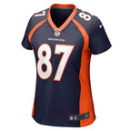 Ed McCaffrey Denver Broncos Nike Women's Retired Player Jersey - Navy/Orange