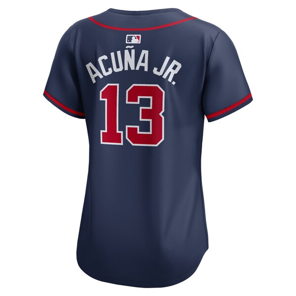 Ronald Acuña Jr. Atlanta Braves Nike Women's Alternate Limited Player Jersey – Navy