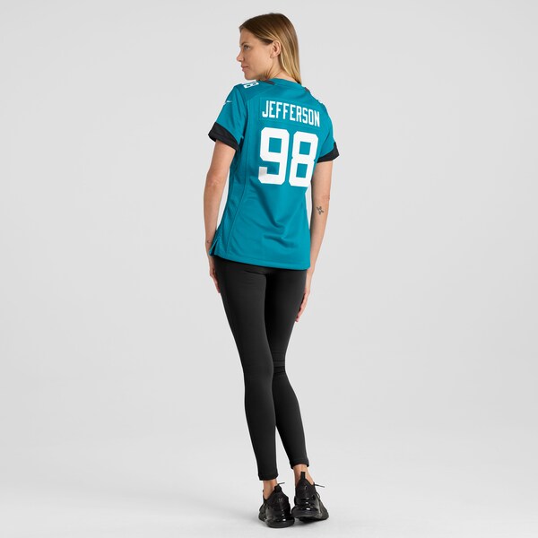 Jordan Jefferson Jacksonville Jaguars Nike Women's  Game Jersey -  Teal