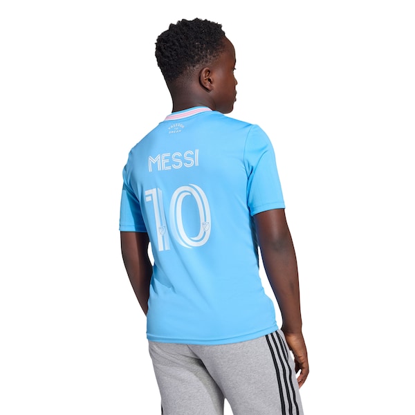 Lionel Messi Inter Miami CF adidas Originals Youth 2025 Third Replica Player Jersey - Blue
