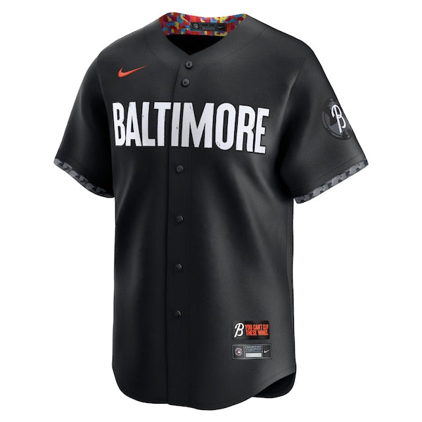 Cal Ripken Jr. Baltimore Orioles Nike City Connect Retired Player Jersey - Black