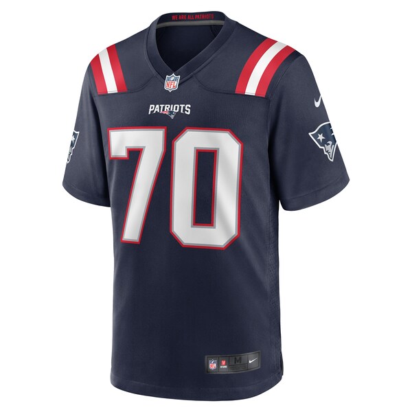 Caedan Wallace New England Patriots Nike  Game Jersey -  Navy