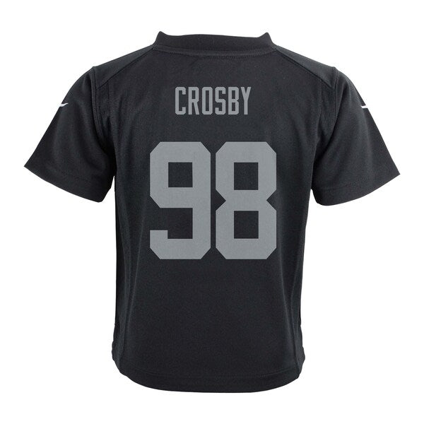 Maxx Crosby Las Vegas Raiders Nike Toddler Game Jersey - Black