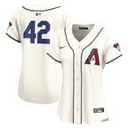 Arizona Diamondbacks Nike Women's 2024 Jackie Robinson Day Home Limited Jersey – White