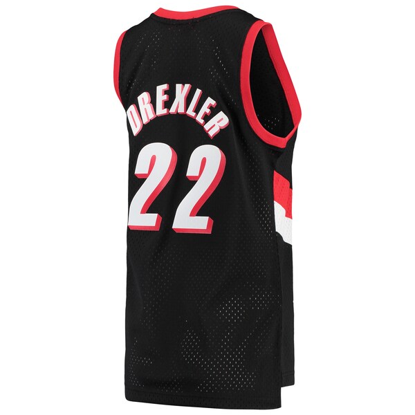 Clyde Drexler Portland Trail Blazers Women's 1991/92 Hardwood Classics Swingman Jersey - Black
