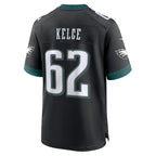 Jason Kelce Philadelphia Eagles Nike Alternate Game Jersey - Black/Green
