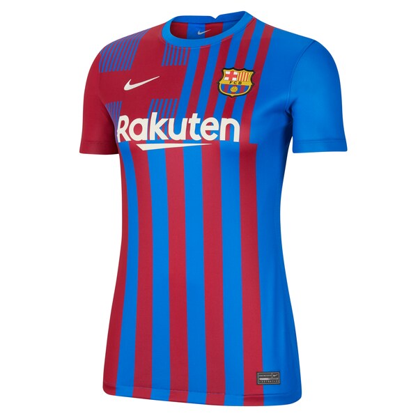 Frenkie de Jong Barcelona Nike Women's 2021/22 Home Replica Player Jersey - Blue