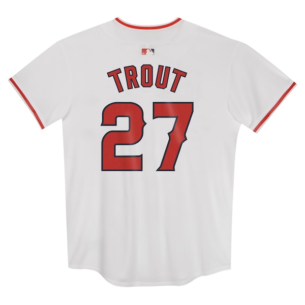 Mike Trout Los Angeles Angels Nike Preschool Home Game Jersey - White