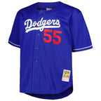 Orel Hershiser Los Angeles Dodgers Big & Tall Cooperstown Collection Batting Practice Replica Jersey - Royal