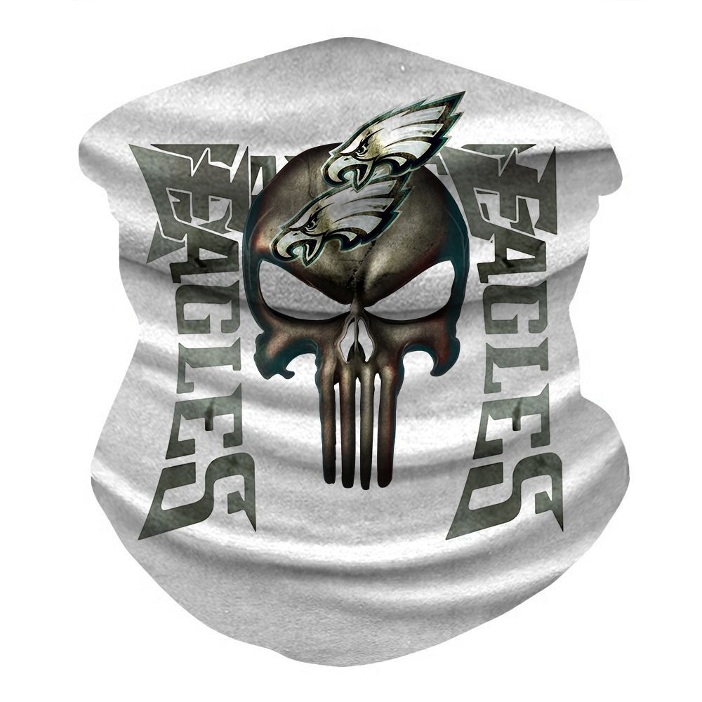 PHILADELPHIA EAGLES & SKULL FACE MASK BANDANAS