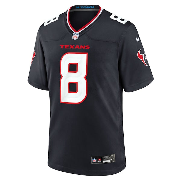 John Metchie III Houston Texans Nike Team Game Jersey -  Navy/Red/White