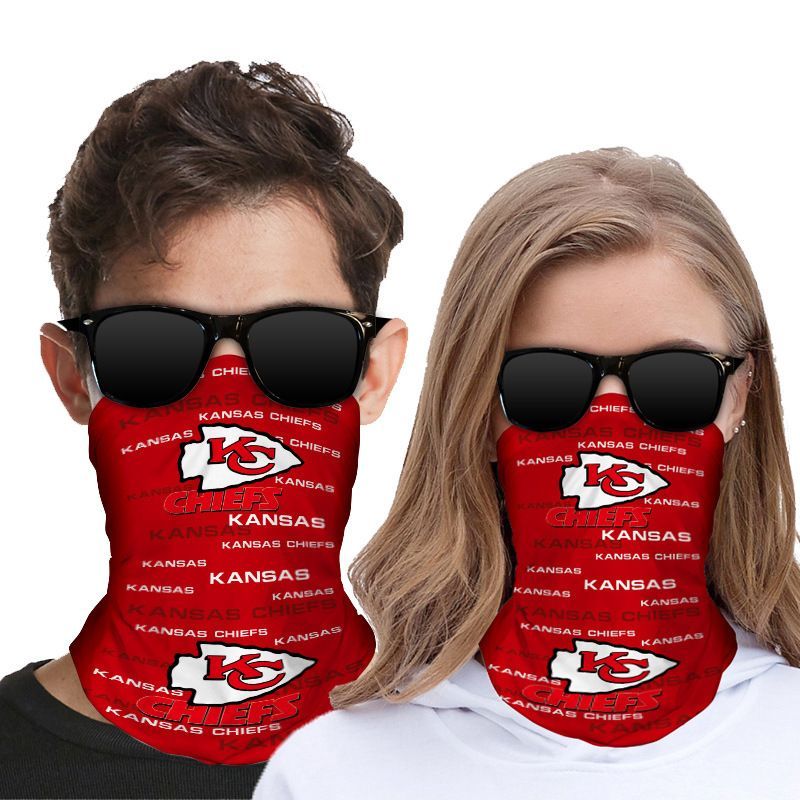 KANSAS CITY CHIEFS FACE MASK BANDANAS