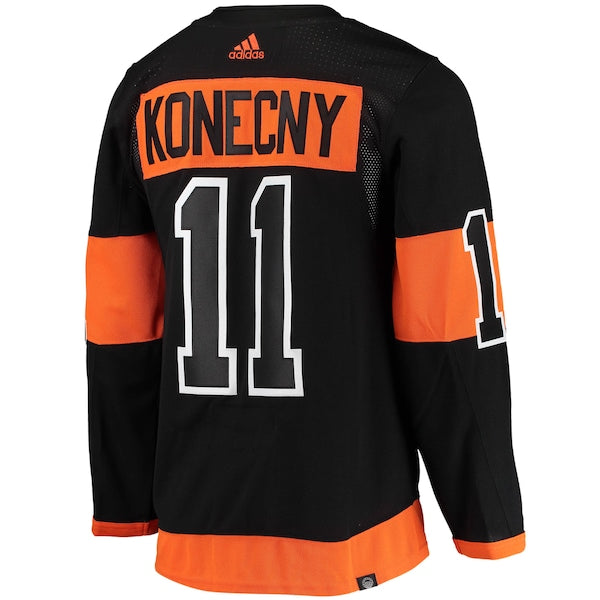 Travis Konecny Philadelphia Flyers adidas Alternate Primegreen Authentic Player Jersey - Black