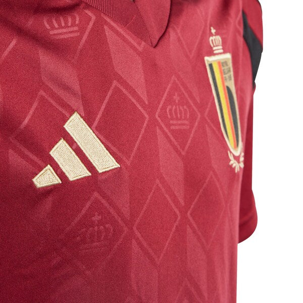Belgium National Team adidas Youth 2024 Home Replica Jersey - Burgundy