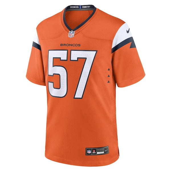 Dre Greenlaw Denver Broncos Nike Team Game Jersey -  Orange