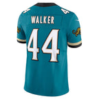 Travon Walker Jacksonville Jaguars Nike Prowler Throwback Vapor F.U.S.E. Limited Jersey - Teal