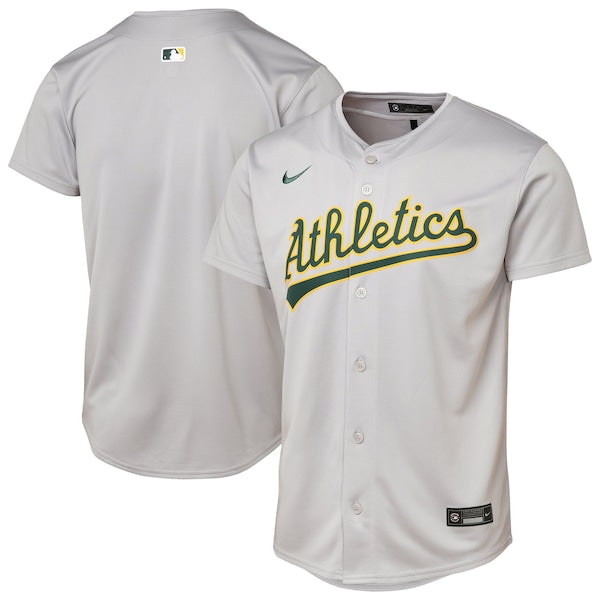 Athletics Youth Road Limited Jersey - Gray
