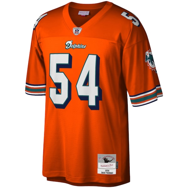 Zach Thomas Miami Dolphins Legacy Replica Jersey - Orange/Aqua/White