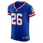 Saquon Barkley New York Giants Nike Classic Vapor Elite Player Jersey - Royal