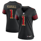 Ricky Pearsall San Francisco 49ers Nike Women's 2025 Rivalries Collection Game Jersey - Black