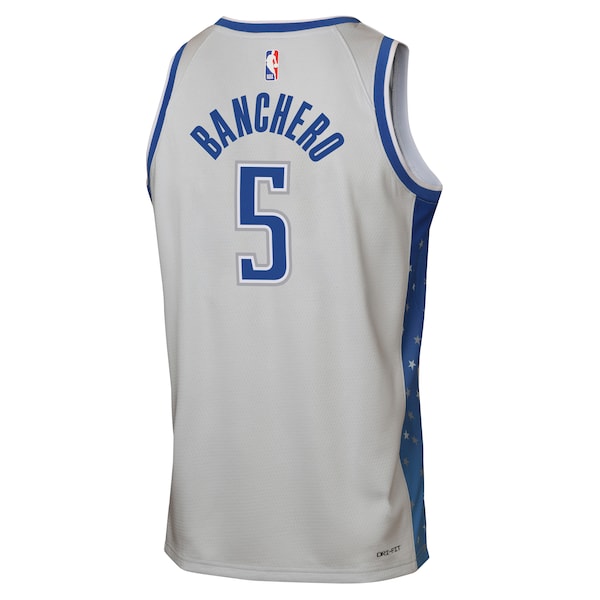 Paolo Banchero Orlando Magic Nike Youth 2025/26 City Edition Swingman Jersey - Silver