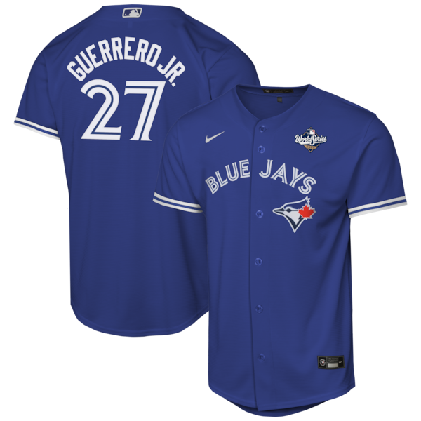 Youth Toronto Blue Jays Vladimir Guerrero Jr. Nike Royal 2025 World Series Alternate Replica Jersey