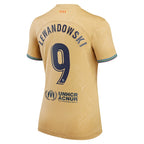 Robert Lewandowski Barcelona Nike Women's 2022/23 Away Replica Player Jersey - Gold