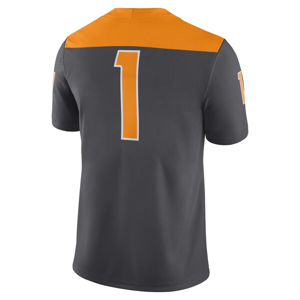 #1 Tennessee Volunteers Nike Alternate Game Jersey - Anthracite