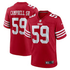 De'Vondre Campbell San Francisco 49ers Nike  Game Jersey -  Scarlet