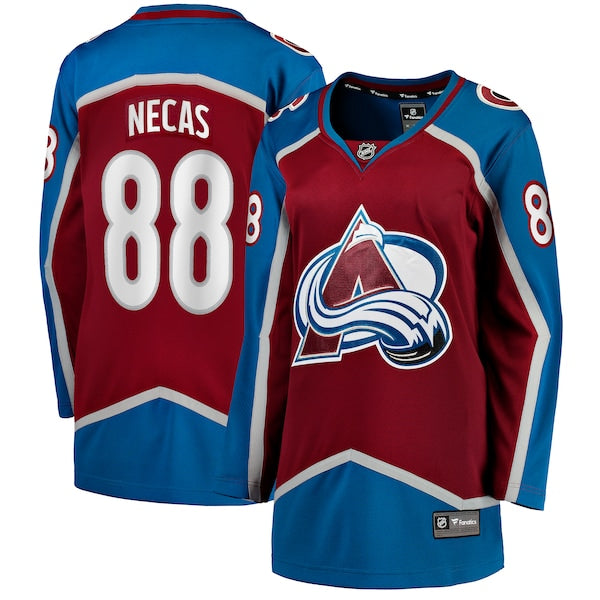 Martin Necas Colorado Avalanche  Women's  Breakaway Player Jersey - Burgundy