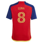 Diego Luna Real Salt Lake adidas Youth 2024 Peak Utah Replica Player Jersey – Red