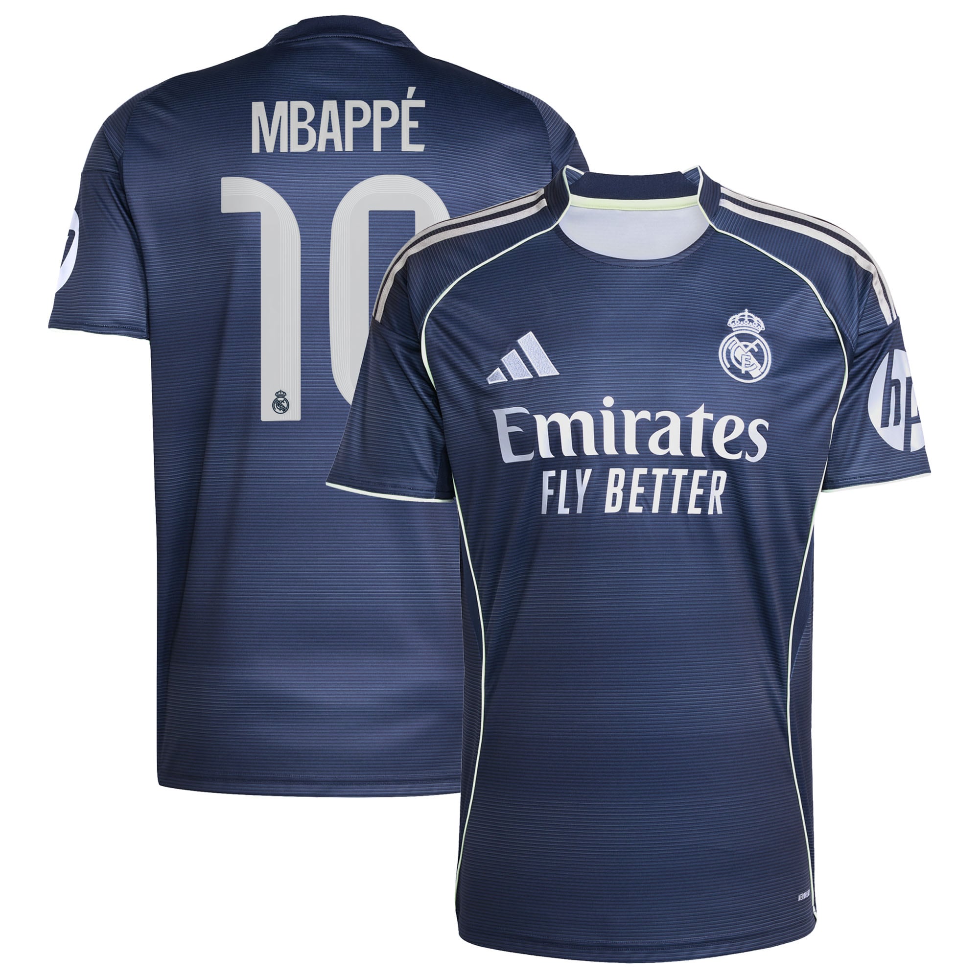 Kylian Mbappé Los Merengues adidas 2025/26 Home Replica Player Jersey - White/Blue
