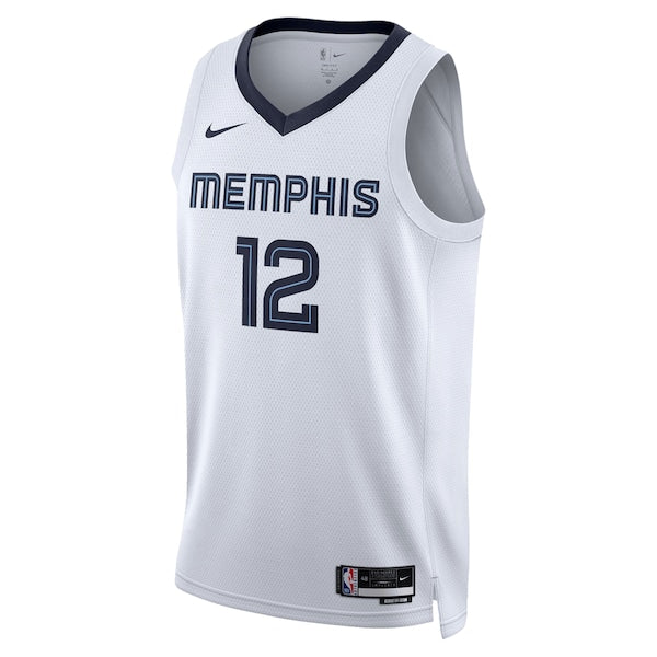 Ja Morant Memphis Grizzlies Nike Unisex Swingman Jersey - Association Edition - White/Navy