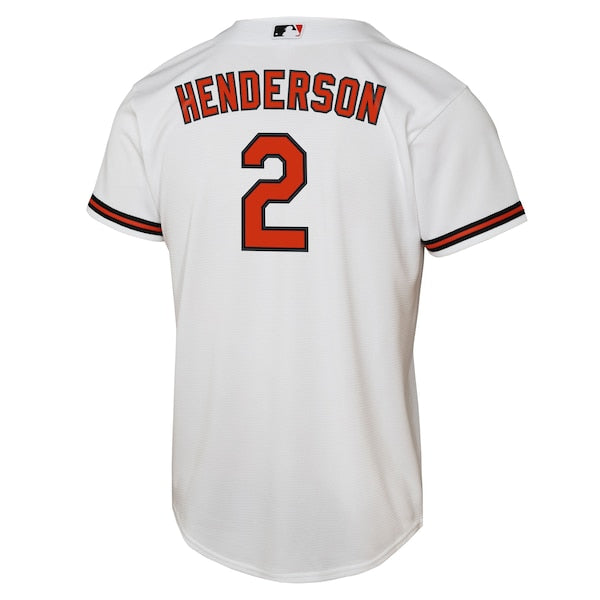 Gunnar Henderson Baltimore Orioles Nike Youth Home Replica Player Jersey - White