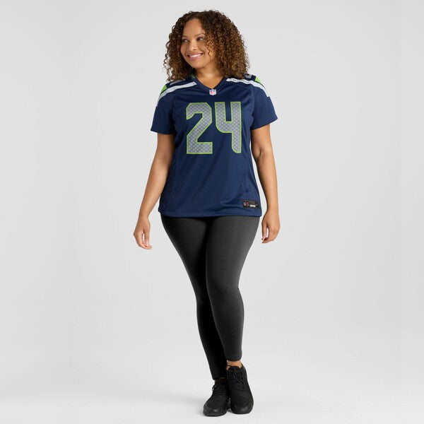 K'Von Wallace Seattle Seahawks Nike Women's Team Game Jersey -  College Navy
