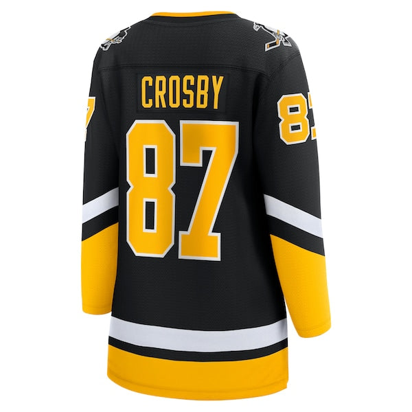 Sidney Crosby Pittsburgh Penguins  Women's 2021/22 Alternate Premier Breakaway Player Jersey - Black