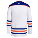 Edmonton Oilers adidas Men's Away Primegreen Authentic Blank Jersey - White