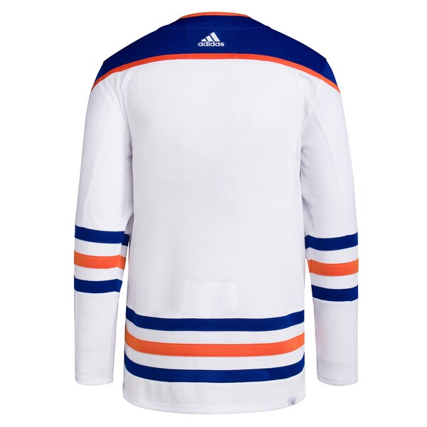 Edmonton Oilers adidas Men's Away Primegreen Authentic Blank Jersey - White