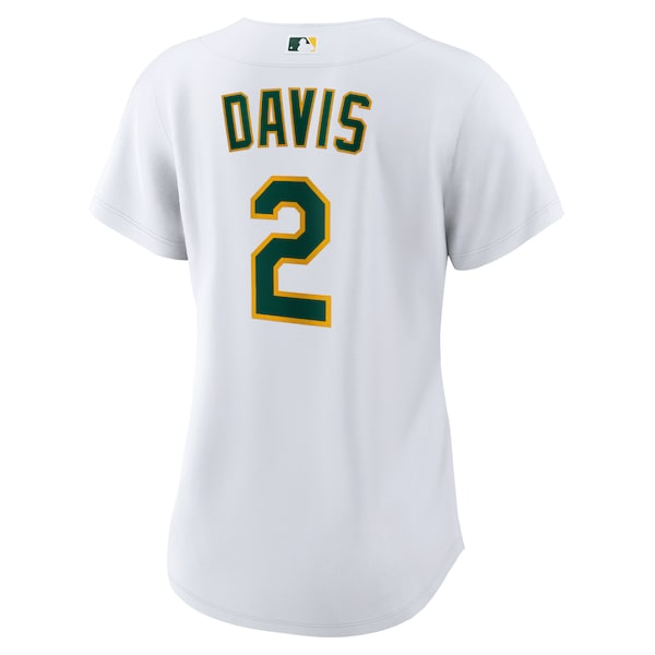 Khris Davis Oakland Athletics Nike Women's Home Replica Player Jersey - White/Green