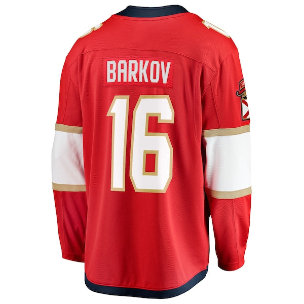 Aleksander Barkov Florida Panthers  2025 Stanley Cup Final Home Breakaway Player Jersey - Red
