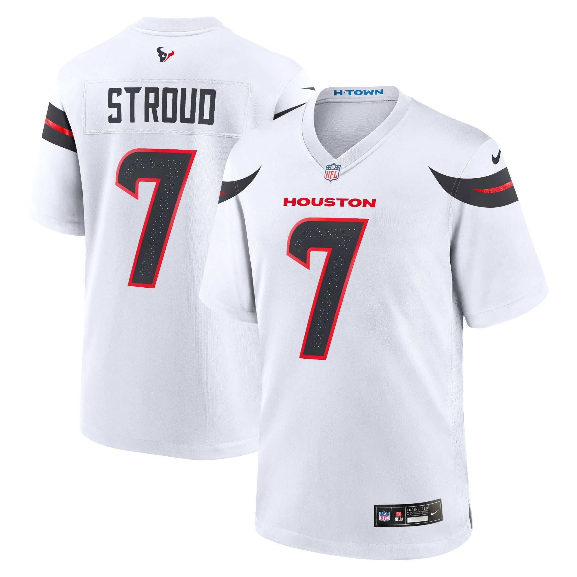 C.J. Stroud Houston Texans Nike Alternate Game Jersey - Red/Navy/White