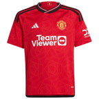 Alejandro Garnacho Manchester United adidas Youth 2023/24 Home Replica Player Jersey – Red