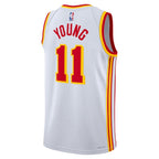 Trae Young Atlanta Hawks Nike Unisex Swingman Jersey - Association Edition - White/Red