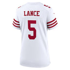 Trey Lance San Francisco 49ers Nike Women's Player Jersey - White/Scarlet