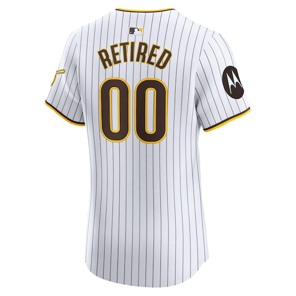 San Diego Padres Nike Home Elite Pick-A-Player Retired Roster Patch Jersey - White