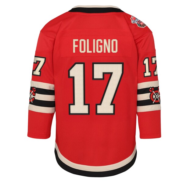 Nick Foligno Chicago Blackhawks Youth 2025 NHL Winter Classic Premier Player Jersey - Red